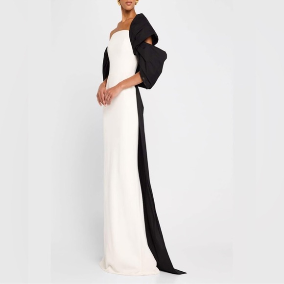 Marchesa Notte Dresses & Skirts - Marchesa Notte Cape Back Column Gown Dress Size 6